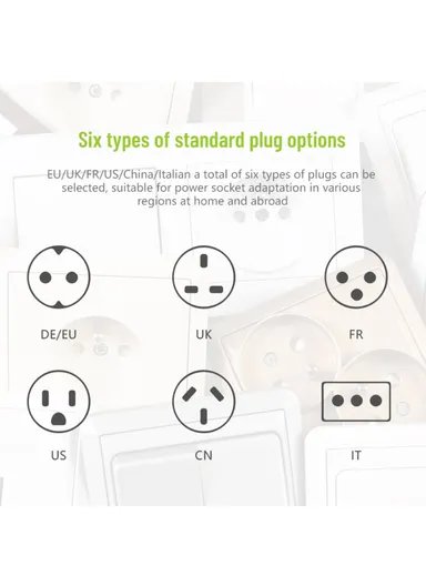Smart WiFi Plug In Thermostat Temperature Controller Socket BHT12-EW-WIFI - White / EU Plug