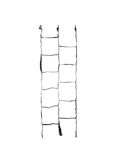 300cm Double Row Children Climbing Ladder, Outdoor Escape Rescue Training Rope Ladder