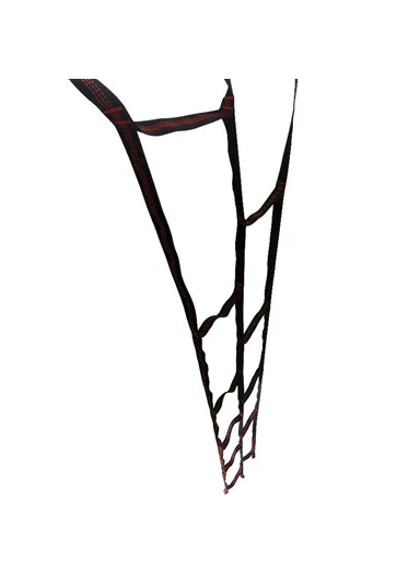 300cm Double Row Children Climbing Ladder, Outdoor Escape Rescue Training Rope Ladder