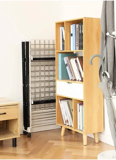 4-Tiers 4-Wings Foldable Multifunctional Clothes Hanger Adjustable Large Stainless Steel Drying Rack Space-Saving, Rust-Resistant &amp; Easy to Use (L175 x W83 x H112)cm