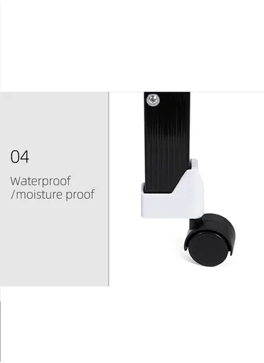 4-Tiers 4-Wings Foldable Multifunctional Clothes Hanger Adjustable Large Stainless Steel Drying Rack Space-Saving, Rust-Resistant &amp; Easy to Use (L175 x W83 x H112)cm