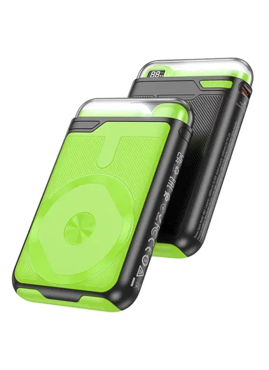 Power Bank Borofone BJ69 10000 mAh Powerbank 2xUSB - Black &amp; Green