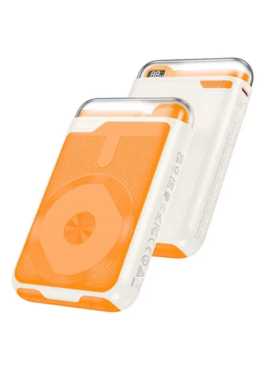 Power Bank Borofone BJ69 10000 mAh Powerbank 2xUSB - Milky White