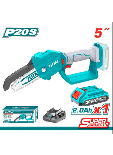 Small chainsaw for firewood, battery operated 20V x 1Battery