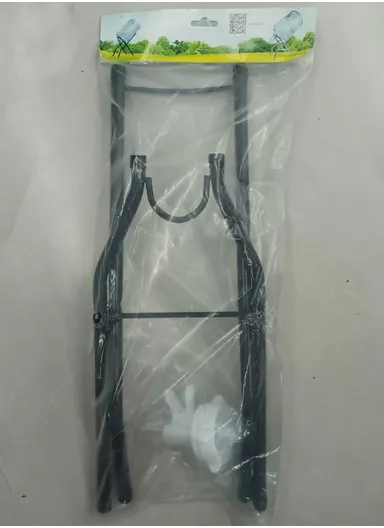 Portable Water Bottle Holder Stand with Dispenser Tap (L30 × W19.5 × H39)cm - Black