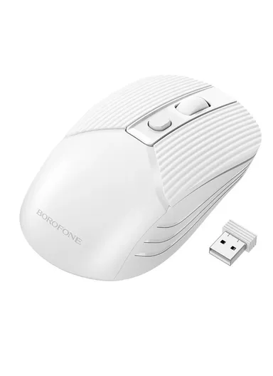 Borofone BG5 Wireless Business Mouse - White