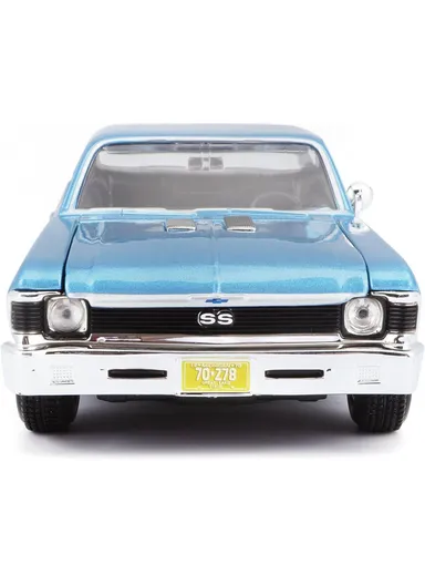 1970 Chevrolet Nova SS - Special Edition 1:24 Scale Model Maisto 31262BL - Blue