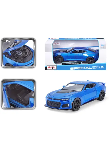Maisto M31512 Chevrolet Camero ZL1 Classic Super Car 2017 Diecast - Blue