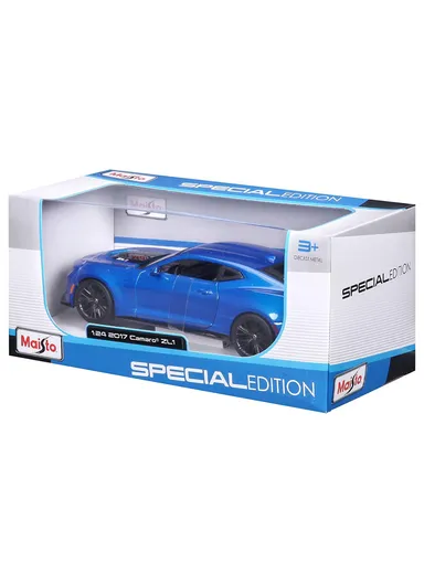 Maisto M31512 Chevrolet Camero ZL1 Classic Super Car 2017 Diecast - Blue