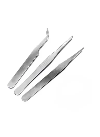 Stainless Steel Tweezers Set TS-9803