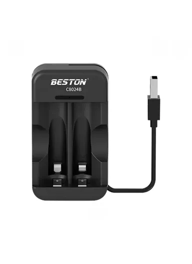 Beston C8024B USB Charger for Two 1.2V AA &amp; AAA Rechargeable Batteries		
