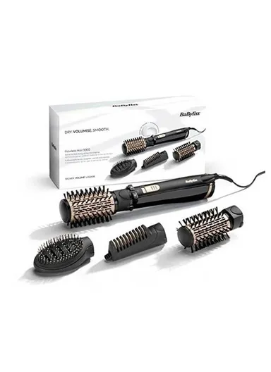 BaByliss Flawless Hair 1000W Rotating Brush + 4 Accessories AS964E 
