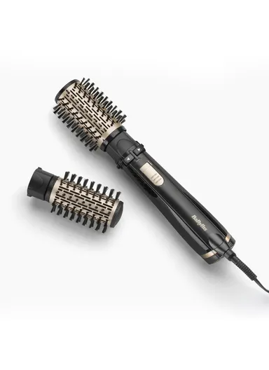 BaByliss Big Hair 1000W Rotating Brush + 2 Rotating Heads AS962E 