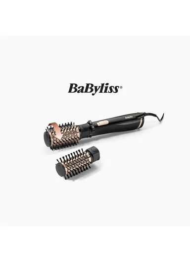 BaByliss Big Hair 1000W Rotating Brush + 2 Rotating Heads AS962E 