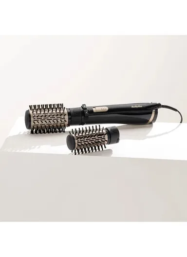 BaByliss Big Hair 1000W Rotating Brush + 2 Rotating Heads AS962E 