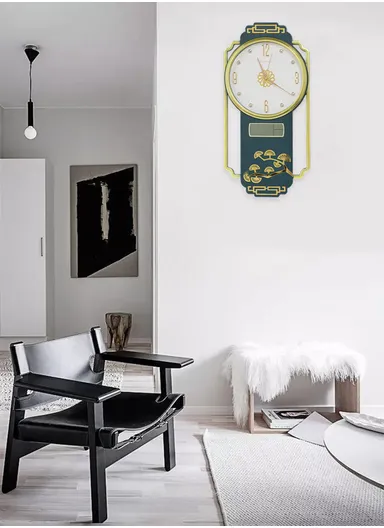 30cm Silent Modern Minimalist Battery-Operated Wall Clock Stylish Design with Durable Plastic Frame - Blue