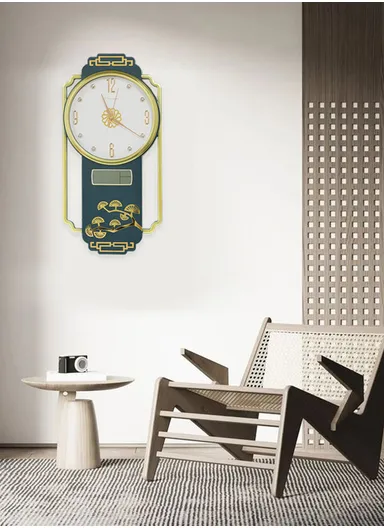 30cm Silent Modern Minimalist Battery-Operated Wall Clock Stylish Design with Durable Plastic Frame - Blue