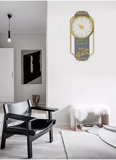 30cm Silent Modern Minimalist Battery-Operated Wall Clock Stylish Design with Durable Plastic Frame - Grey