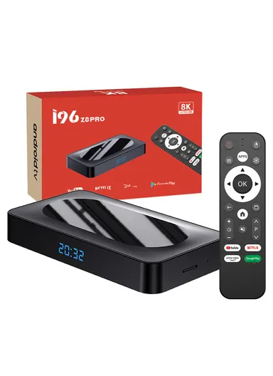 Android 13 Smart TV Box 4GB+32GB Network Set Top Box with Dual WiFi, Voice Control, 4K Media Player &amp; Infrared Remote Controller I96 Z8 Pro