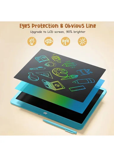 12" LCD Writing Tablet For Kids Reusable Doodle Board With Pressure-Sensitive Technology TP1205