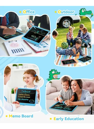 12" LCD Writing Tablet For Kids Reusable Doodle Board With Pressure-Sensitive Technology TP1205