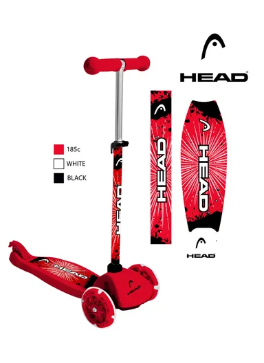 3-Wheels Kids Scooter with Tilting Steering &amp; Knee Protection HDS202306272RD