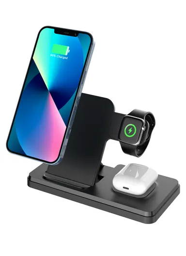 Multifunctional Wireless Charger CONQUEROR MCC040 - Black