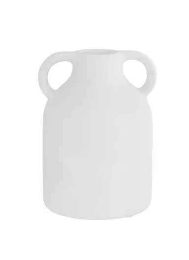 Classic Porcelain Decorative Vase (D12 x H15.5)cm - White