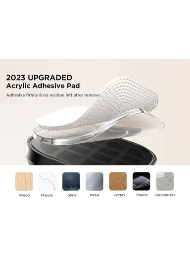 6 Pcs Magnetic Cable Organizer Strong Adhesive, Space-Saving Design, Multipurpose Use JR-ZS368  - White
