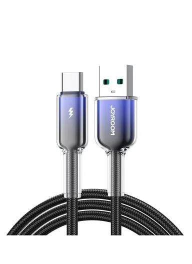 1.2m 60W 3A Fast Charging Data Cable (USB-A to Type-C) S-A42 - Black