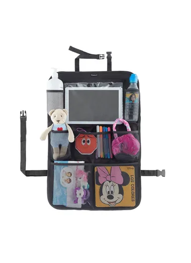 Car Seat Organiser Trazkar InnovaGoods (L61 x W42 x D0.5)cm - Black