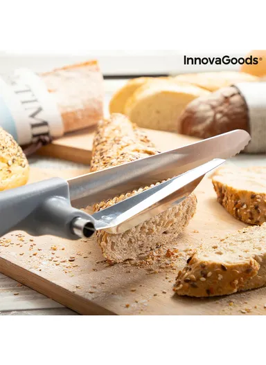 InnovaGoods Bread Knife With Adjustable Cutting Guide Kutway (L34,5 x D5,9 x D4,2)cm