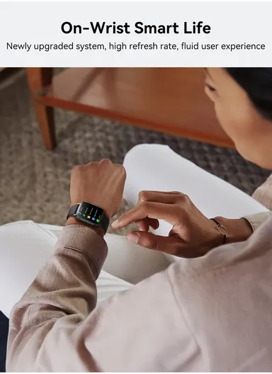 JR-FT3S 340mAh 1.96” HD Display Fit-life Series Smart Watch Answer / Make Call -  Titanium