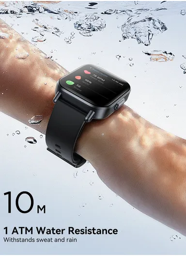 JR-FT3S 340mAh 1.96” HD Display Fit-life Series Smart Watch Answer / Make Call -  Titanium