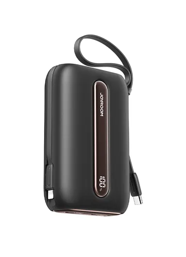 20000mAh 22.5W Colorful Series Mini Power Bank with Dual Cables JR-L012 Plus - Black