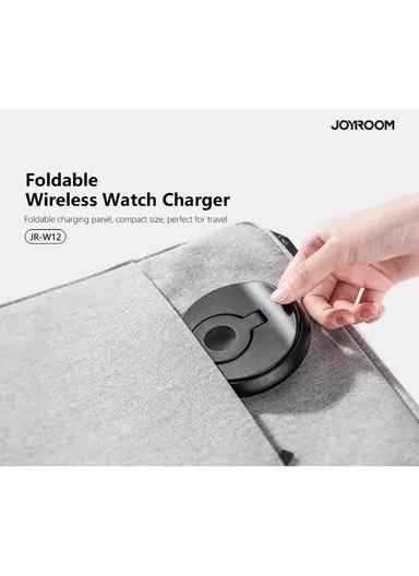 Foldable Wireless Watch Charger JR-W12 - Black