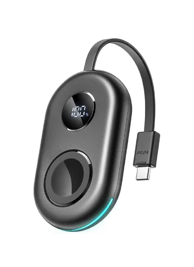 2500mAh Portable Wireless Watch Charger JR-W09 - Black