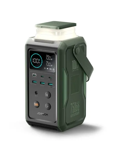 75000mAh 100W Super Large Capacity Power Bank With Retractable Light JR-PBF10 - Olive Green