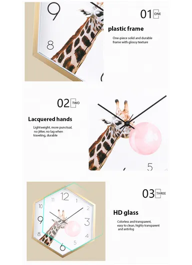 30cm Modern Minimalist Wall Clock Stylish, Durable &amp; Energy Efficient 925