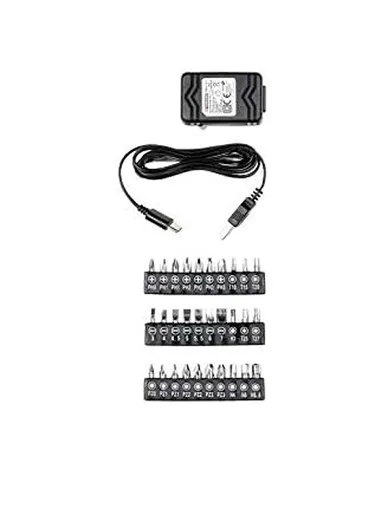 Parkside Cordless Screwdriver PAS 4 C4 Cordless Drill With 30 Bits, USB Charger - (L13.8 x W4.3 x H11.4)cm