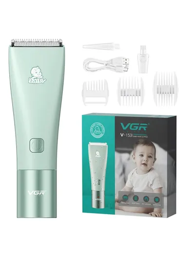 Rechargeable Waterproof Cordless Baby Children Low Noise Hair Clipper V-153