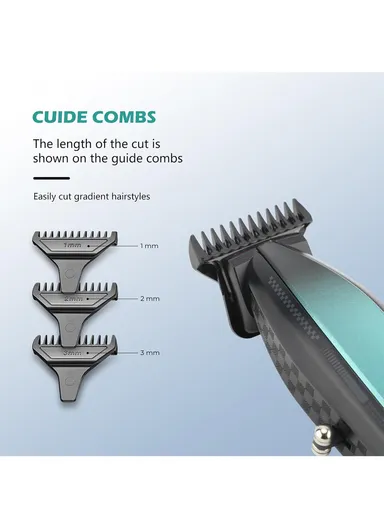 Professional Rechargeable Cordless Ceramic Blades Hair Clipper With LED Display V-992