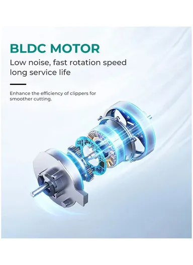 Professional Rechargeable Cordless Stainless Steel Blades Hair Clipper With LED Display V-010