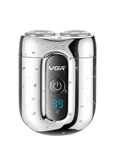 Professional Waterproof Rechargeable Dual Rotary Blades Foil Shaver for Men V-342