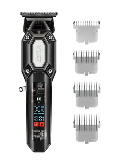 Professional Rechargeable Cord/Cordless Hair Trimmer With LED Display V-900