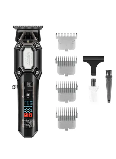 Professional Rechargeable Cord/Cordless Hair Trimmer With LED Display V-900