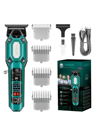 Professional Rechargeable Cord/Cordless Hair Trimmer With LED Display V-900
