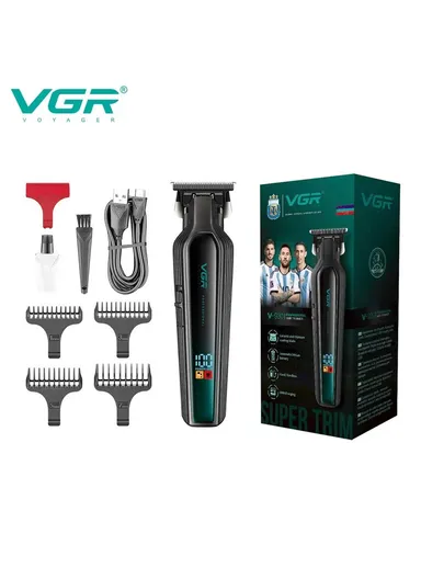Professional Rechargeable Cord/Cordless Hair Clipper With LED Display V-930