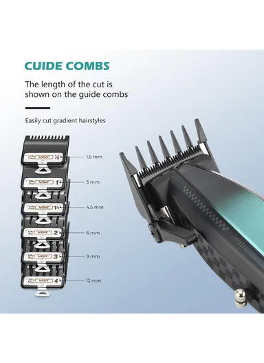 Professional Rechargeable Cord/cordless Ceramic Blades Hair Clipper With LED Display For Men V-270