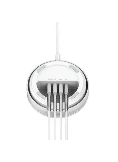 32W 5 In-1 Desktop Wireless Charging Station with 15W wireless + PD30W+ QC18W+2Auto-ID Fast charger AW003